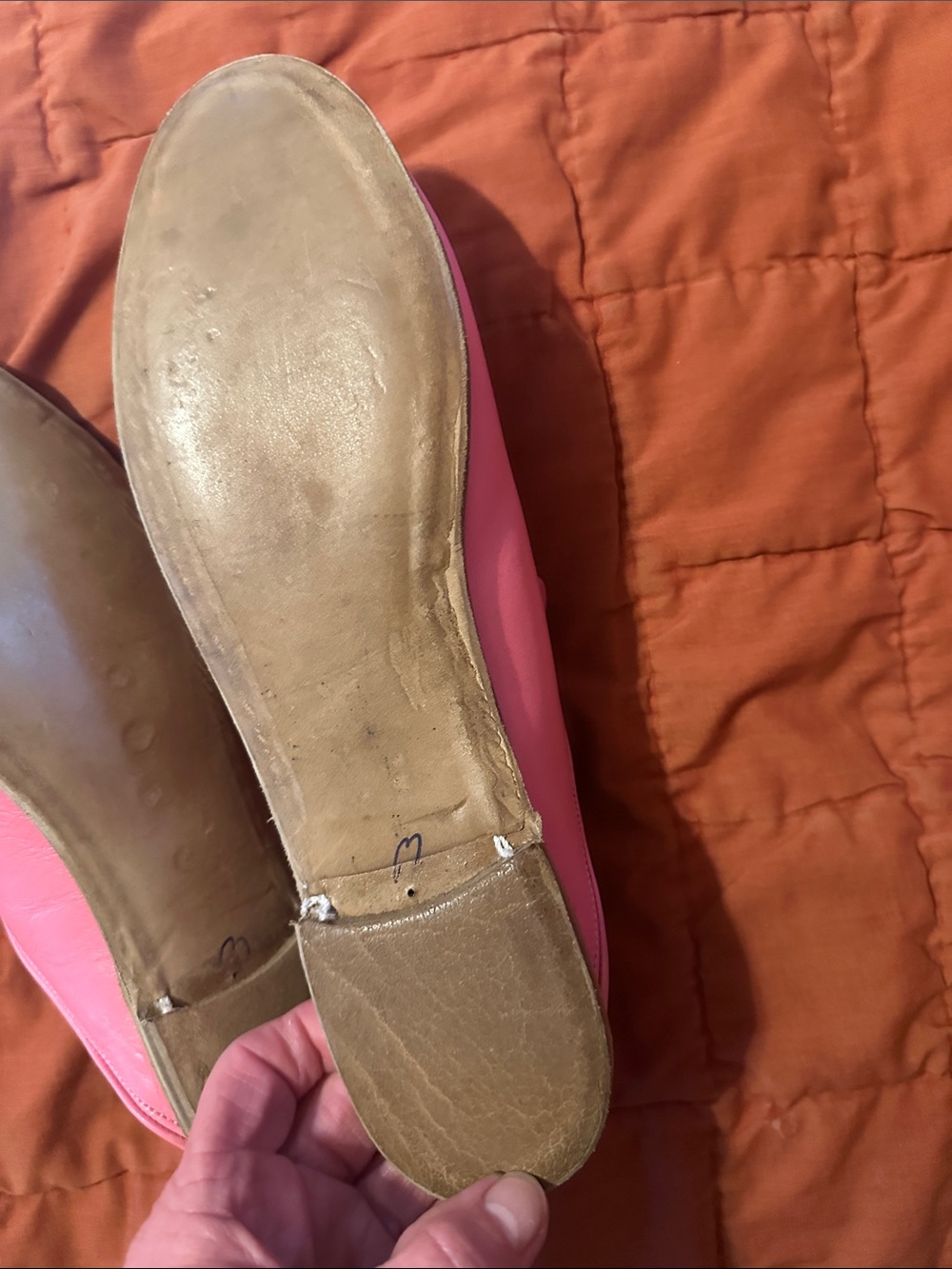 Sabah Pink Leather Slip-On Mules - Picture 2 of 2